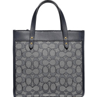 COACH 蔻驰 FIELD TOTE TOTE包 手提包单肩包 LOGO印花 织物拼皮 C3865