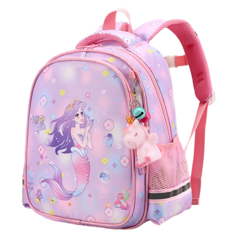 迪嘉乐新款书包小学生女孩幼儿园1-3年级双肩背包护脊减负公主可爱书包