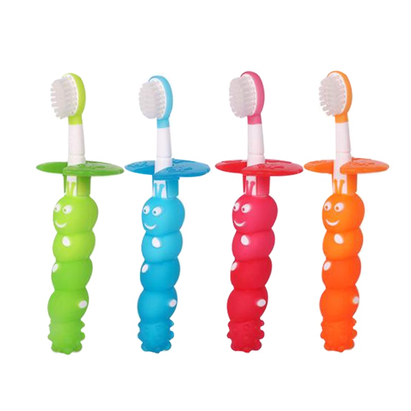 宝儿德儿童牙刷硅胶软头儿童牙刷1-2岁乳牙3岁儿童牙刷软毛舒服