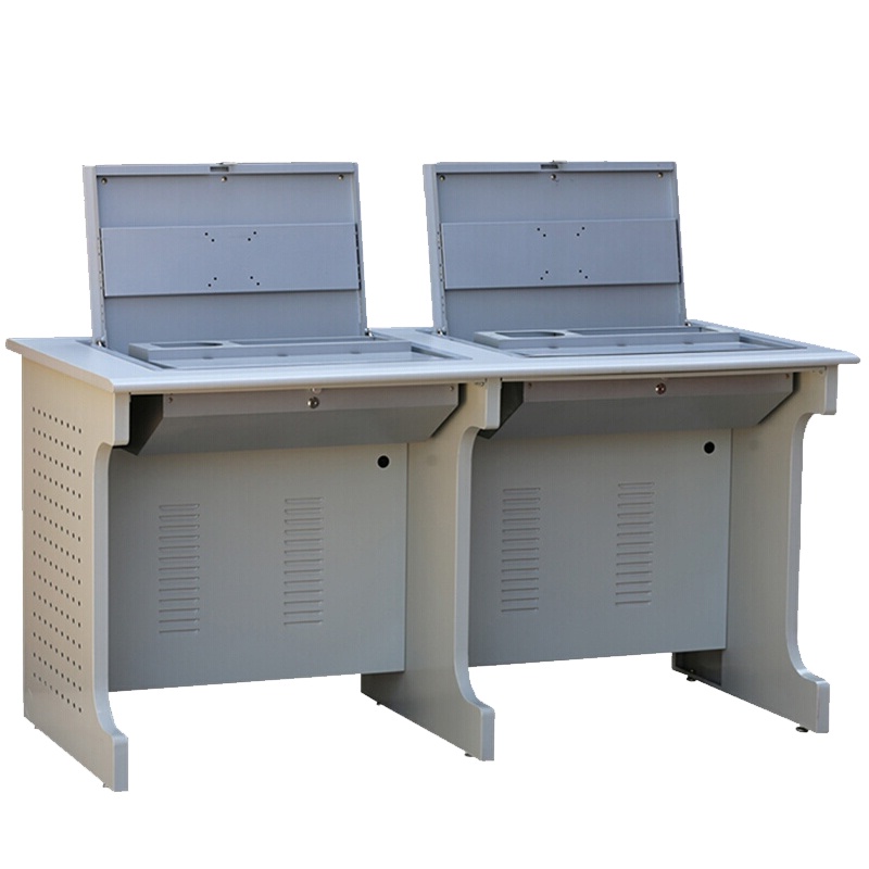 尚艺 翻盖双人位 电脑桌 定制