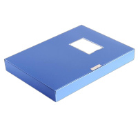 得力(deli)档案盒A4文件盒5603规格237*318*55mm 单个价格 5个起订