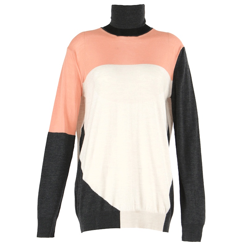 MCQ麦寇/亚历山大麦昆副线/欧美潮牌 套头打底高领针织衫毛衣女