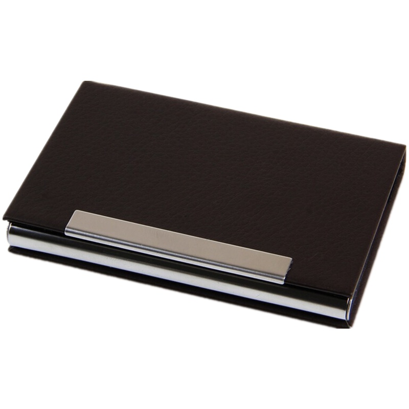 得力 7628 便携商务名片盒(一个装)可定制