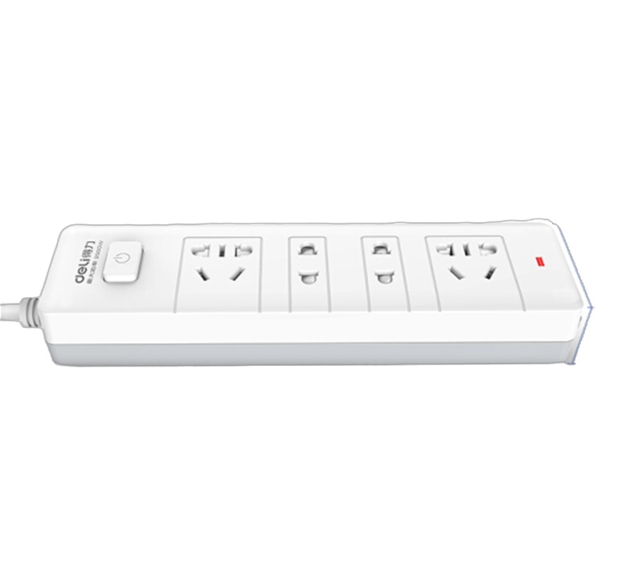 得力(deli) 插座插排 18251 2米线