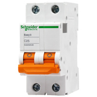 施耐德电气(Schneider Electric)空气开关 小型断路器 EA9系列 家用总闸 2P C25A