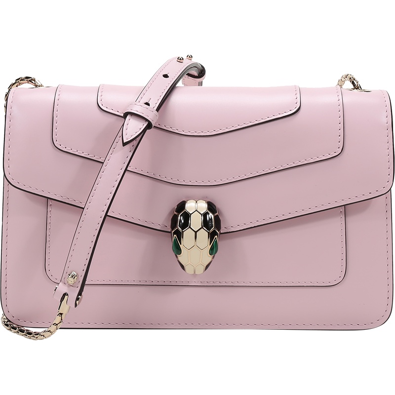 BVLGARI 宝格丽 女士SERPENTI FOREVER系列牛皮蛇头扣单肩斜挎包 288715