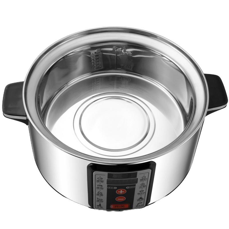 电蒸锅直径32厘米家用商用不锈钢电蒸笼黄金蛋预约保温自动断电 智能透明款（2个蒸层+底锅）