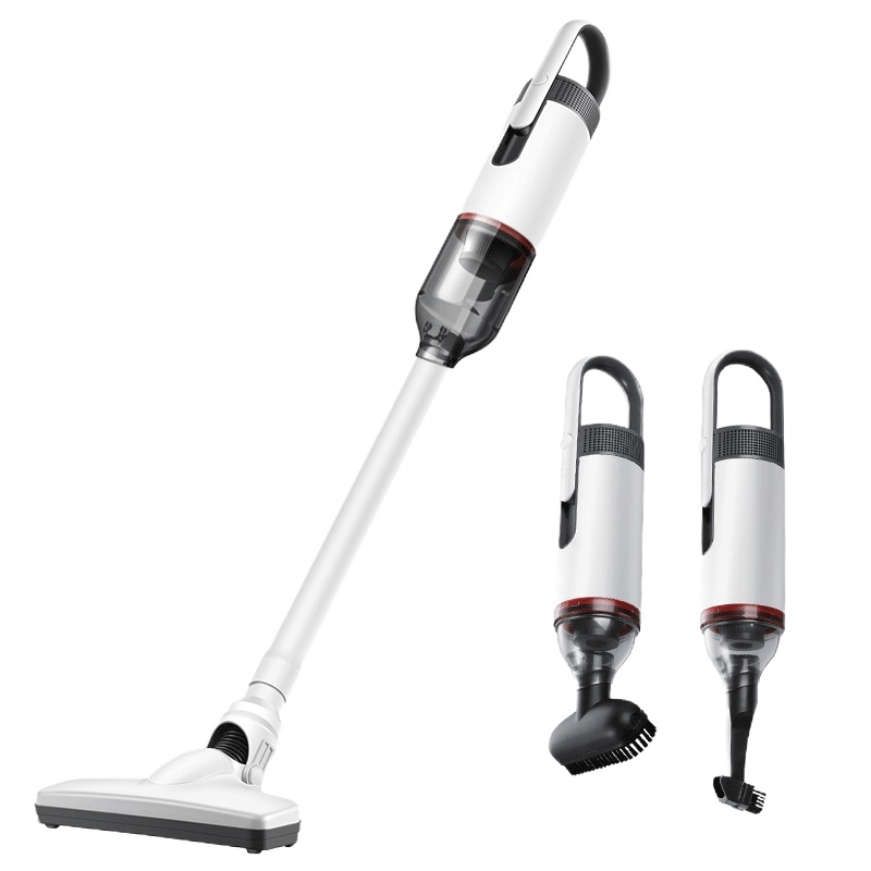 宝家丽(bobbot)无线家用吸尘器BW818手持式小型大吸力车用充电推杆强力低噪吸尘器