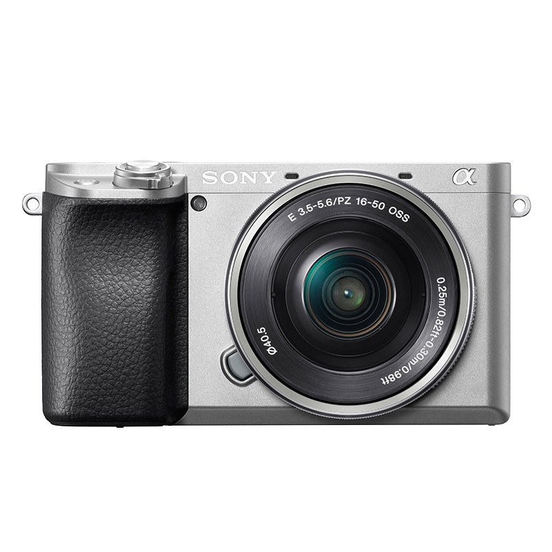 索尼(SONY)ILCE A6100(18-200mm LE)银色 数码微单相机 单镜头套装 约2420万像素