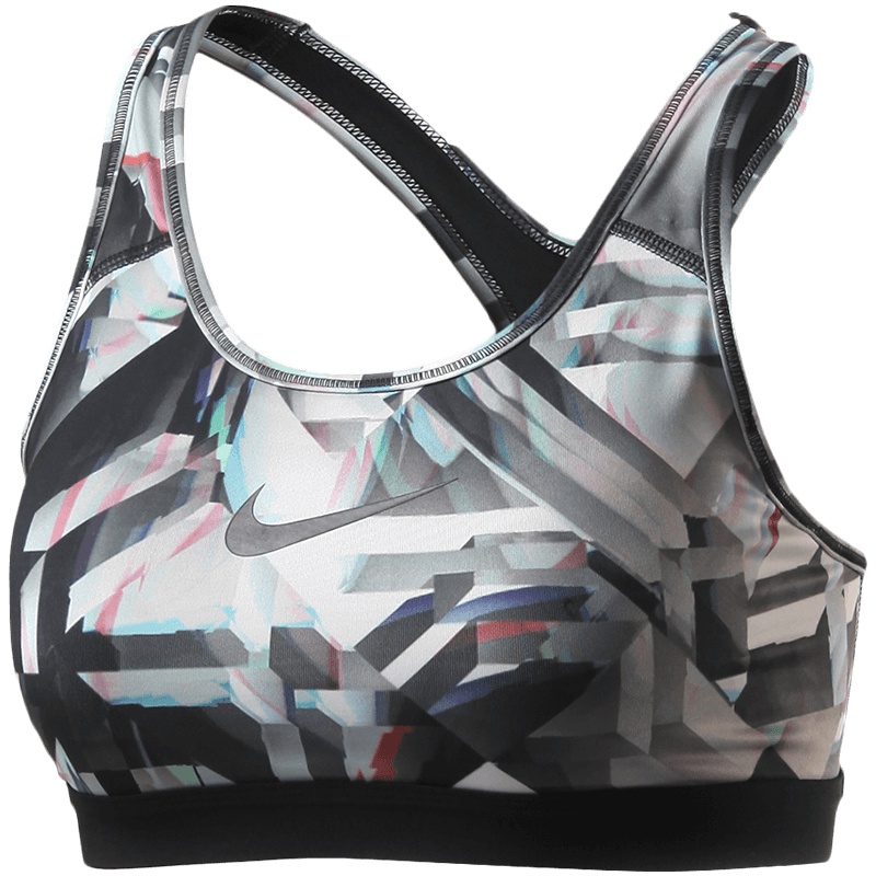 【自营】NIKE耐克女装背心健身训练透气紧身胸衣856847 L 856847-010彩色