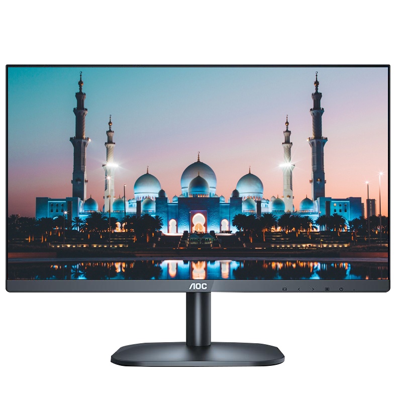 AOC 22B2HM 22英寸显示器 全高清75HZ显示HDMI接口可壁挂低蓝光窄边框台式液晶家用办公简约显示屏