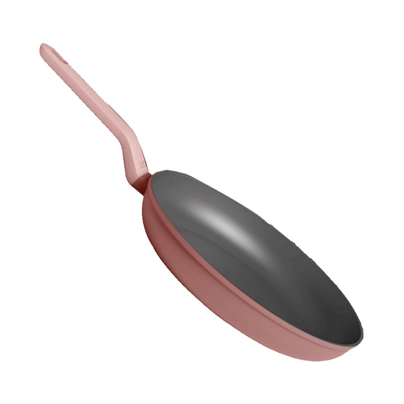 贝高福（Berghoff）锅具 Leo系列 煎锅 砖红（BH0102103）不粘锅平底炒锅煎蛋牛排电磁炉通用 28cm