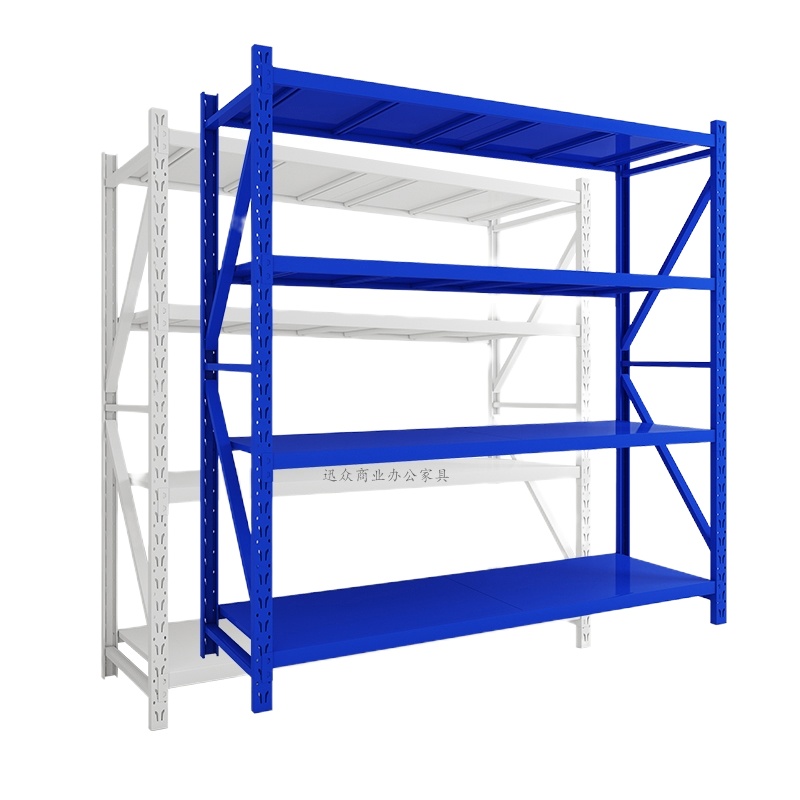 迅众 200*60*200中型每层承重200公斤 货架仓储中型货架多层仓库储物展示架重型货架仓储仓库货架展示架