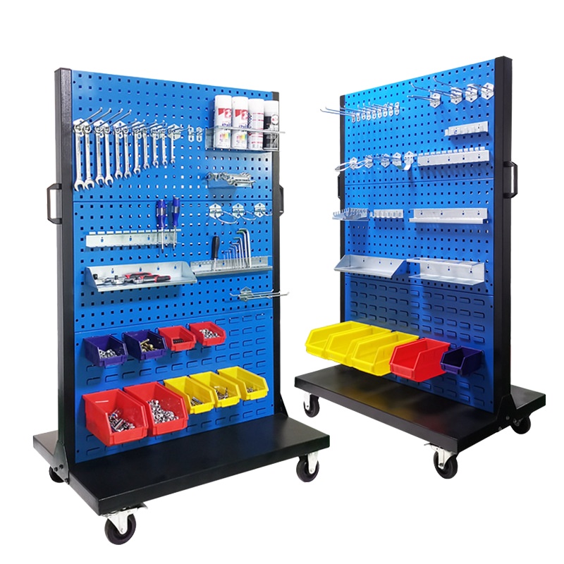 规格[980*400*1430mm 单面固定物料架]仓库五金工具物料架 移动维修工具架双面物料整理架