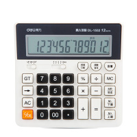 得力（deli）155212位大屏幕语音型计算器 单个装