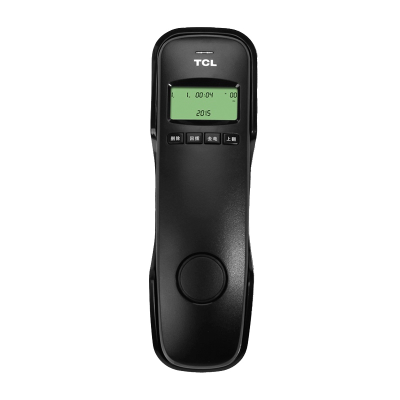 TCL HA868(8A)电话机座机 壁挂卫生间厨房小挂机固定座机 黑色