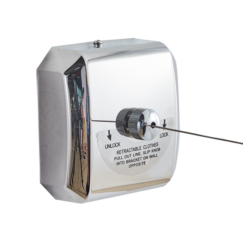 九牧卫浴官方伸缩钢丝绳晾衣绳家用室内阳台晒衣绳隐形晒被晾衣器