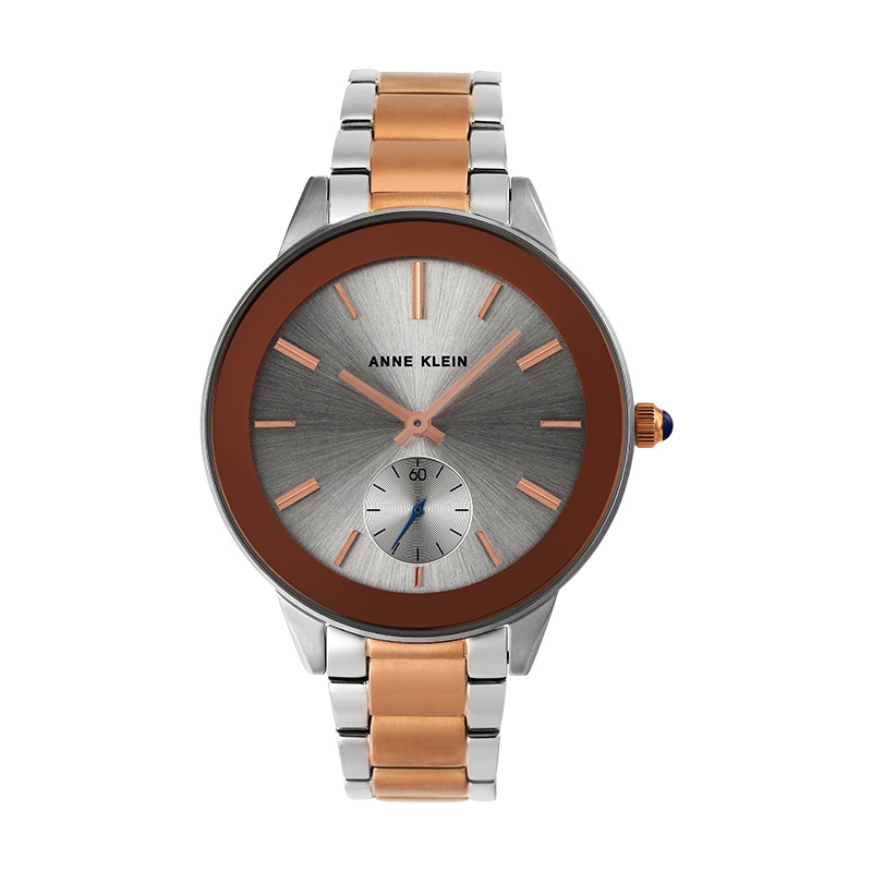 安妮克莱因（ANNE KLEIN）简约经典系列简约时长石英女士手表AK/2979SVRT