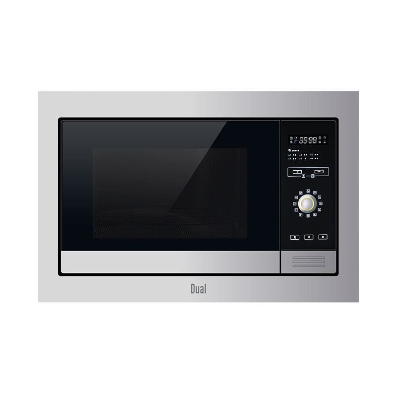 帝而(Dual)D215 嵌入式微波炉光波炉家用一体机 多功能烘焙蒸烤自动菜单 25L