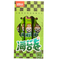 主播推荐]海狸先生海苔卷2盒网红即食脆海苔紫菜卷儿童海苔(原味*1盒+烧烤味*1盒)休闲零食