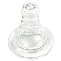 配适贝亲标准口径奶瓶使用 艾斯比特(AcepeT)十字口硅胶奶嘴 单个装8个月以上