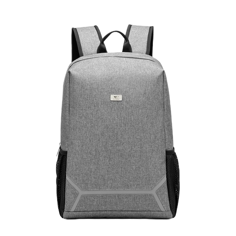 七匹狼男士双肩包时尚潮流休闲电脑旅行书包潮牌牛津布多功能双肩背包(灰色)