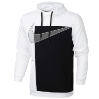 NIKE耐克男装卫衣春季撞色拼接连帽套头衫运动服CJ6684-100