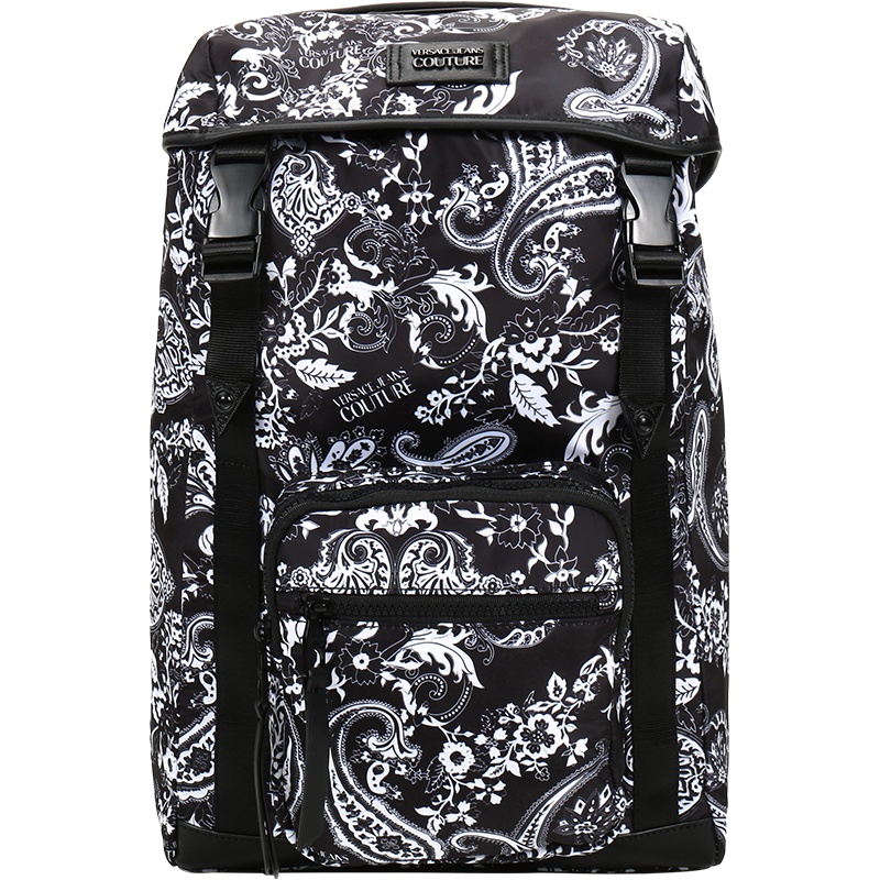 VERSACE JEANS COUTURE 范思哲 男士 聚酯纤维旅行包双肩背包 E1YZAB10 71591