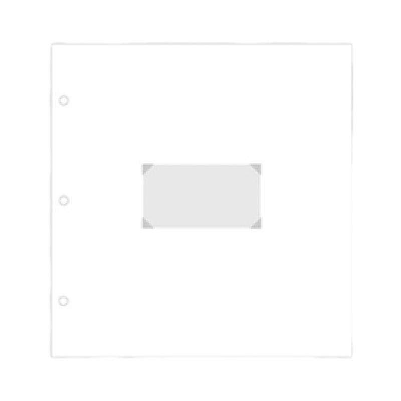 收藏夹电影火车票机票收藏册拍立得活页相册明信片收纳册票夹 三维工匠 补充内页D4共5张