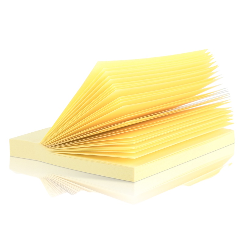 得力 12本装 彩色便利贴粘性便签纸 76*51mm 7155