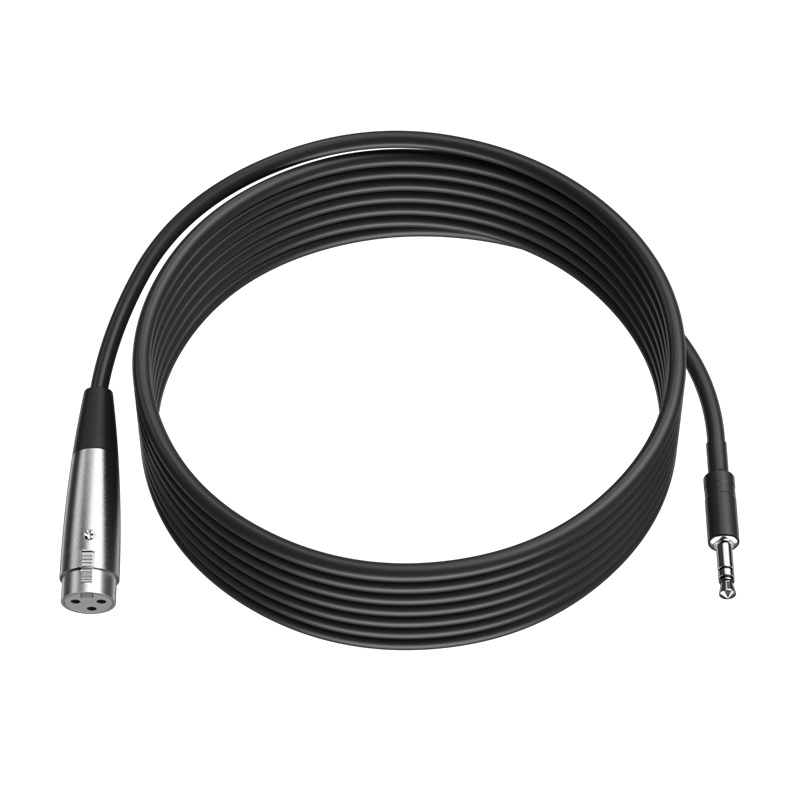 ISK C-1 卡侬公母头线 卡农线 C-4立体声录音线2.5米接电脑话筒线 乐器配件