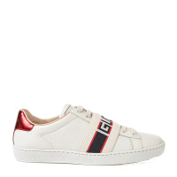 GUCCI/古驰 女士Ace系列条纹皮革运动休闲鞋525269