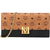 MCM 女士 涂层帆布配皮Mena Visetos单肩斜挎包手拿包大号 MYLAALM03