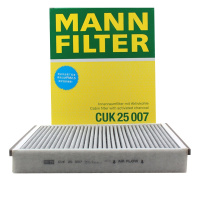曼牌(MANNFILTER)活性炭空调滤清器/空调滤芯PM2.5CUK25007(新福克斯/福睿斯/翼虎/沃尔沃V40)
