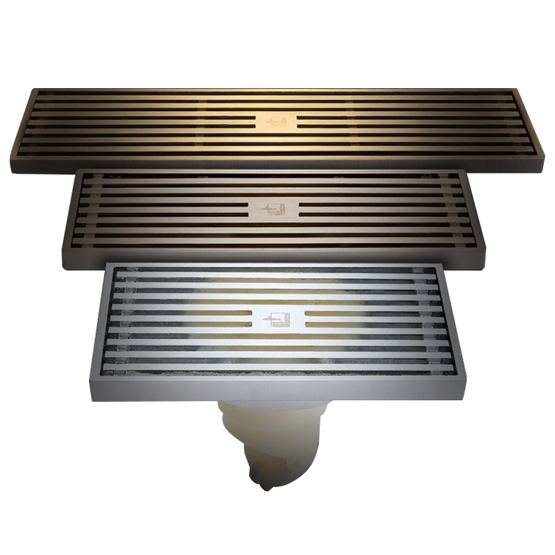 潜水艇长地漏 加长条长方形防臭卫生间淋浴房浴室大排量地漏