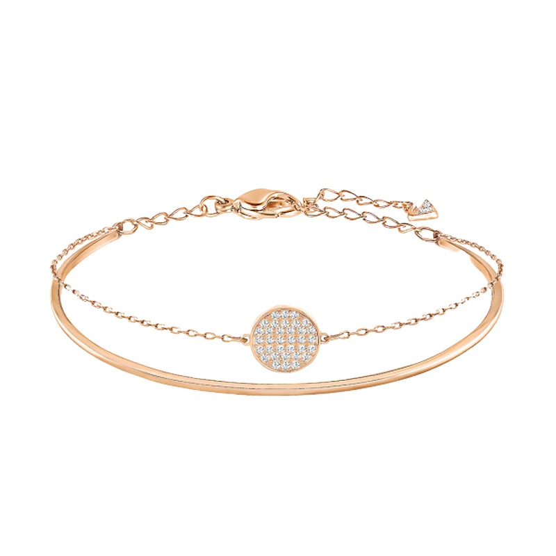 SWAROVSKI/施华洛世奇Ginger双层圆环水晶手镯手链 女士人造水晶 送恋人5274892