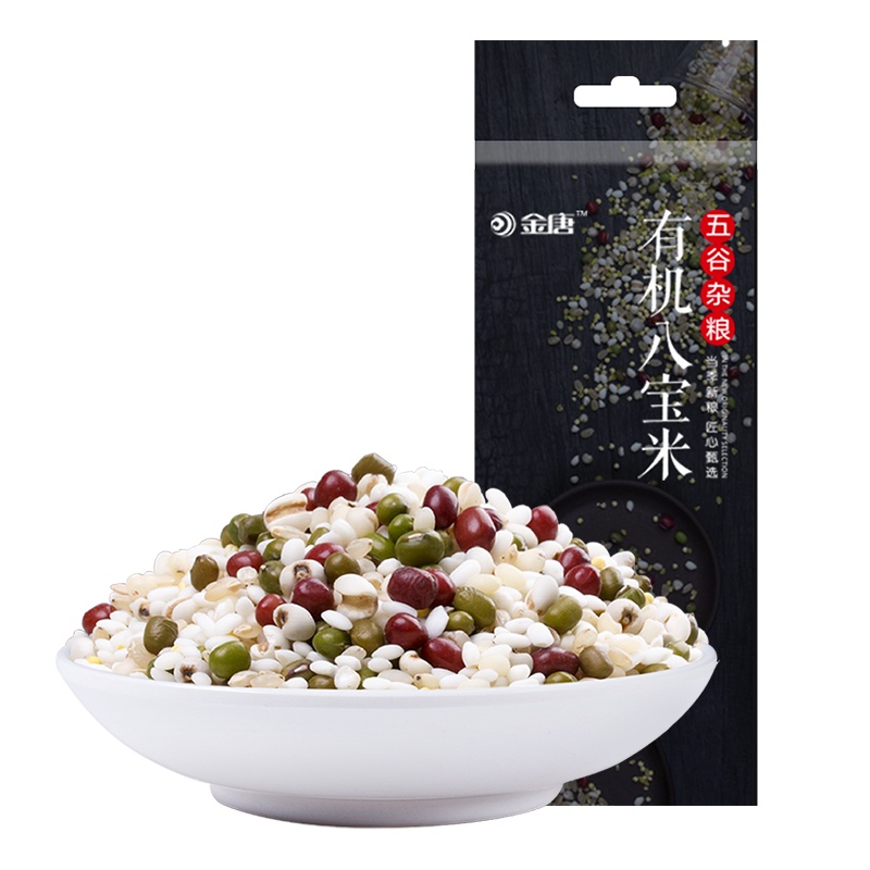 金唐 有机八宝粥米500g*2
