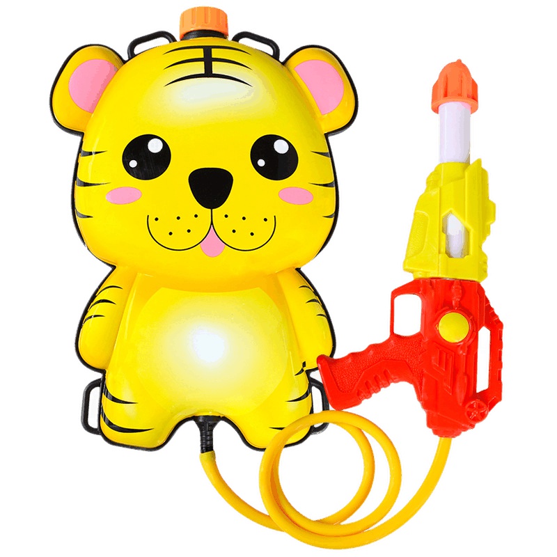 儿童背包水抢玩具 夏天户外沙滩戏水 双肩背水壶高压喷射水抢