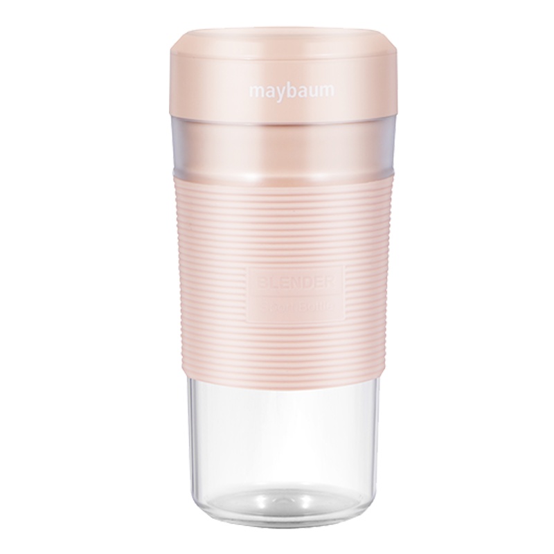 maybaum德国五月树果汁杯随行杯家用旅行迷你小型电动榨汁机SUB充电式无线便携式榨汁机全自动榨汁杯 粉色300ml