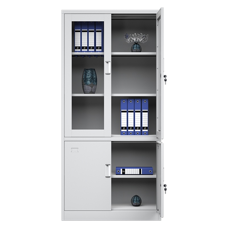 永格文件柜资料档案柜铁皮储物柜办公室带锁会计财务凭证柜收纳柜