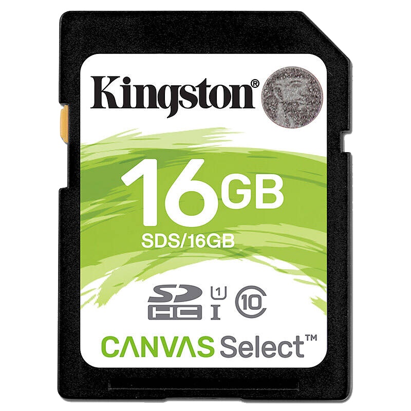 金士顿(Kingston)16GB 高速SD卡 读80MB/s CLASS 10相机内存卡存储卡 单反 微单闪存卡