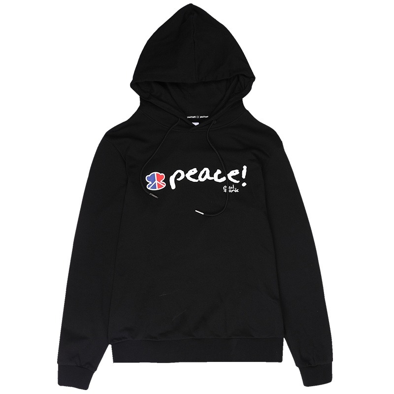 大嘴猴男士套装年新款初秋休闲运动套装韩版潮流 M 黑色