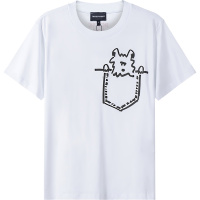 Emporio Armani阿玛尼 女士棉质圆领短袖T恤 3K2T7K 2JSYZ