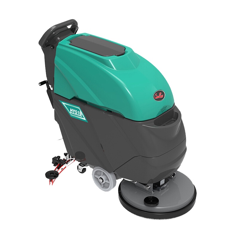 超宝手推式洗地机工厂车间全自动洗地拖地机