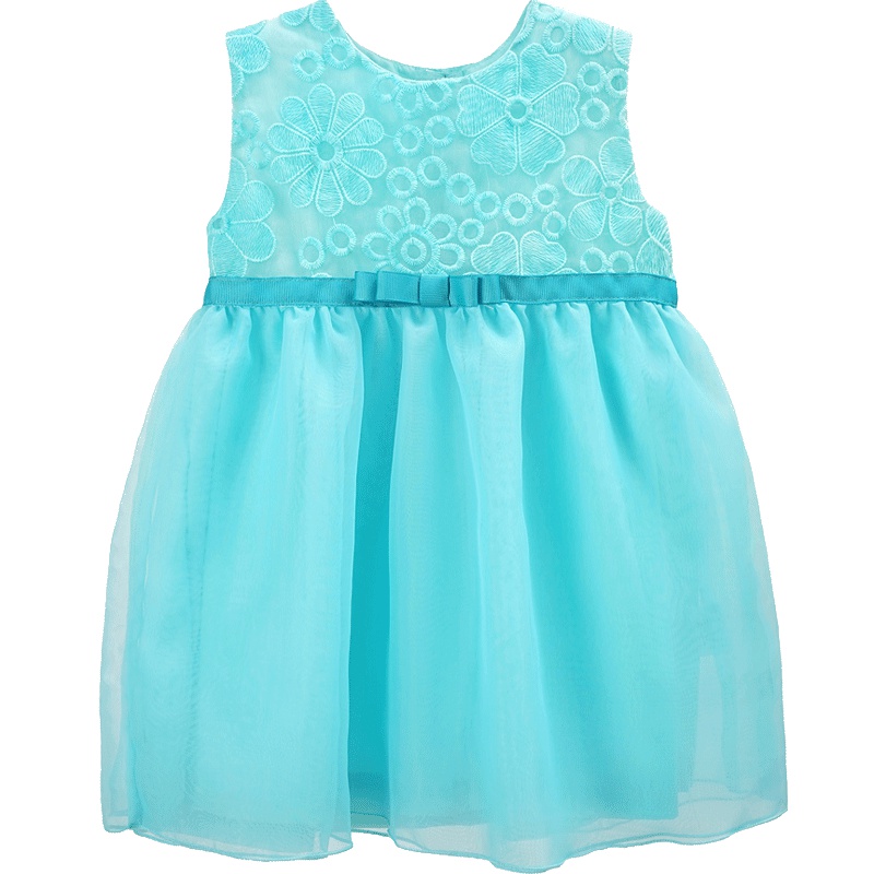 苏宁自营 婴姿坊 女童裙子夏季新款连衣裙宝宝背心裙韩版公主蓬蓬裙纱裙礼服73-120cm 1-5岁