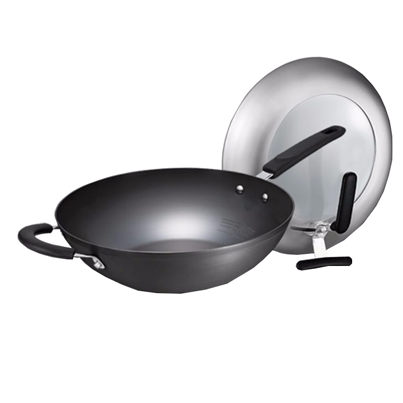 ASD/爱仕达锈不了聚能旋风炒锅少油烟无涂层炒锅LX8332E