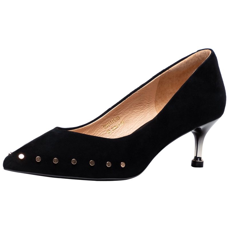 St&Sat/星期六尖头新款通勤浅口商场同款单鞋女SS11111293