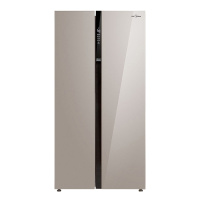 美的(Midea) 风冷无霜 纤薄机身电冰箱大容量家用 双开门对开门冰箱 BCD-521WKM(E)