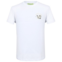 VERSACE JEANS 男士白色棉质短袖T恤衫B3GTA76R 36610 003
