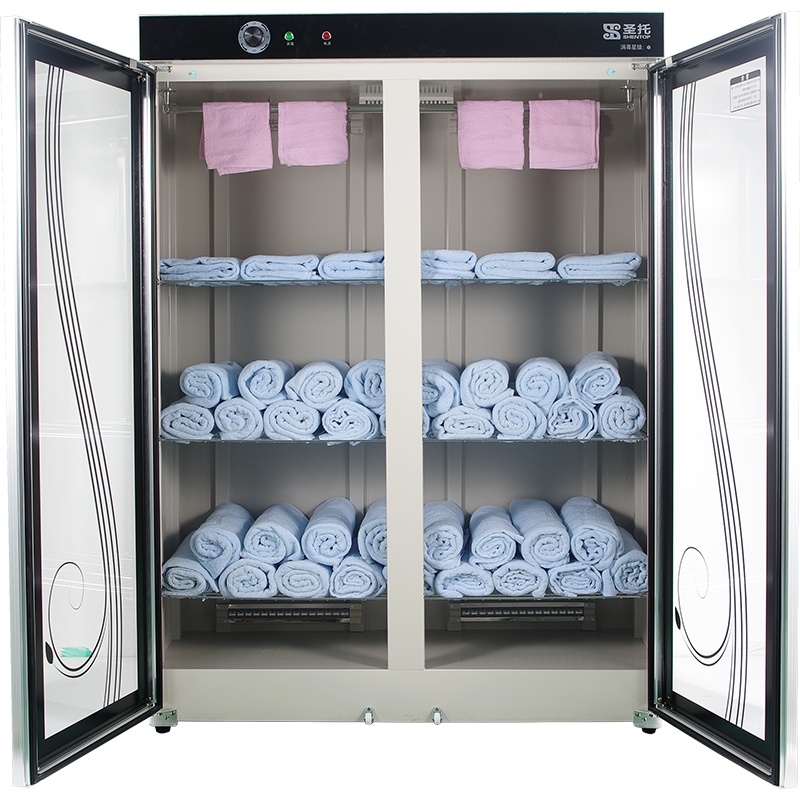 圣托(Shentop)毛巾消毒柜旅馆商用 立式双门大容量 柜式臭氧紫外线 酒店衣物鞋消毒 YTP910-C5